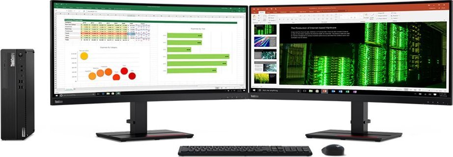 Kompjuter desktop Lenovo ThinkCentre M75s, Ryzen 5 5600G, 8GB RAM, 256GB SSD, i zi