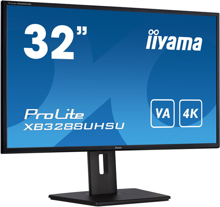 Monitor iiyama ProLite XB3288UHSU-B5 - LED, 31.5", UHD, i zi