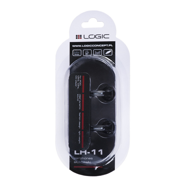 Kufje Logic LH-11, 3.5mm, të zeza