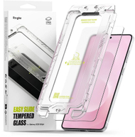 Stiker xhami Ringke Easy Slide për Galaxy S25 Edge, Tempered Glass, paketim 2 copë, transparent