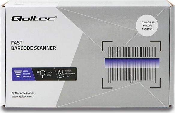 Lexues barkodi Qoltec Wireless 2D, i zi