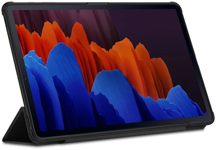 Mbrojtëse Spigen Rugged Armor për Samsung Galaxy Tab S7+, e zezë