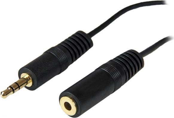 Kabllo audio StarTech Jack 3.5mm - Jack 3.5mm, 3.5m, e zezë