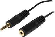 Kabllo audio StarTech Jack 3.5mm - Jack 3.5mm, 3.5m, e zezë