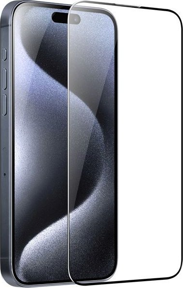 Xham mbrojtës Mobile Origin EasyGlass për Apple iPhone 15 Pro Max, Double Strong, shtresë oleofobike, transparent