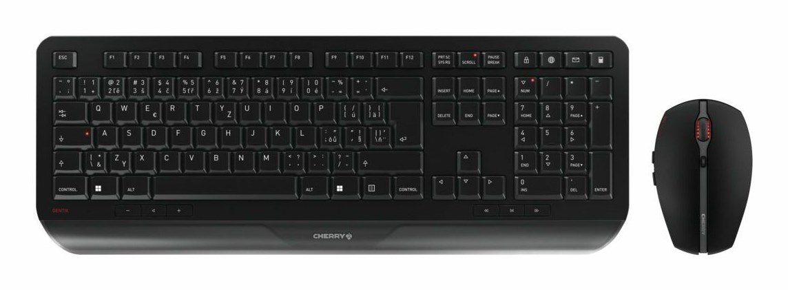 Set tastierë dhe maus Cherry GENTIX DESKTOP, ENG, e zezë