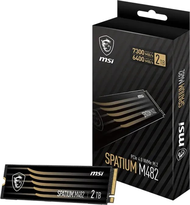 Disk SSD MSI Spatium M482, 2TB, M.2 2280 PCI-E x4 Gen4 NVMe