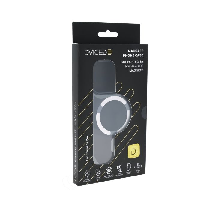 Dviced MagSafe iPhone 17 Pro Smoke Case, Silver