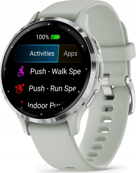 Ore sportive Garmin Venu 3S, 1.2" AMOLED, GPS, jeshile Mint