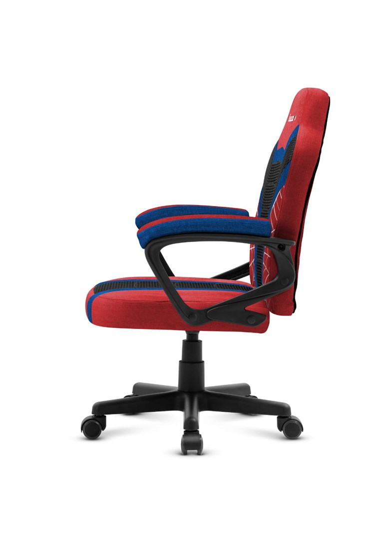 Karrige lojërash për fëmijë Huzaro Ranger 1.0 Spider Mesh, 80-150 cm, 130 kg, e zezë/e kuqe