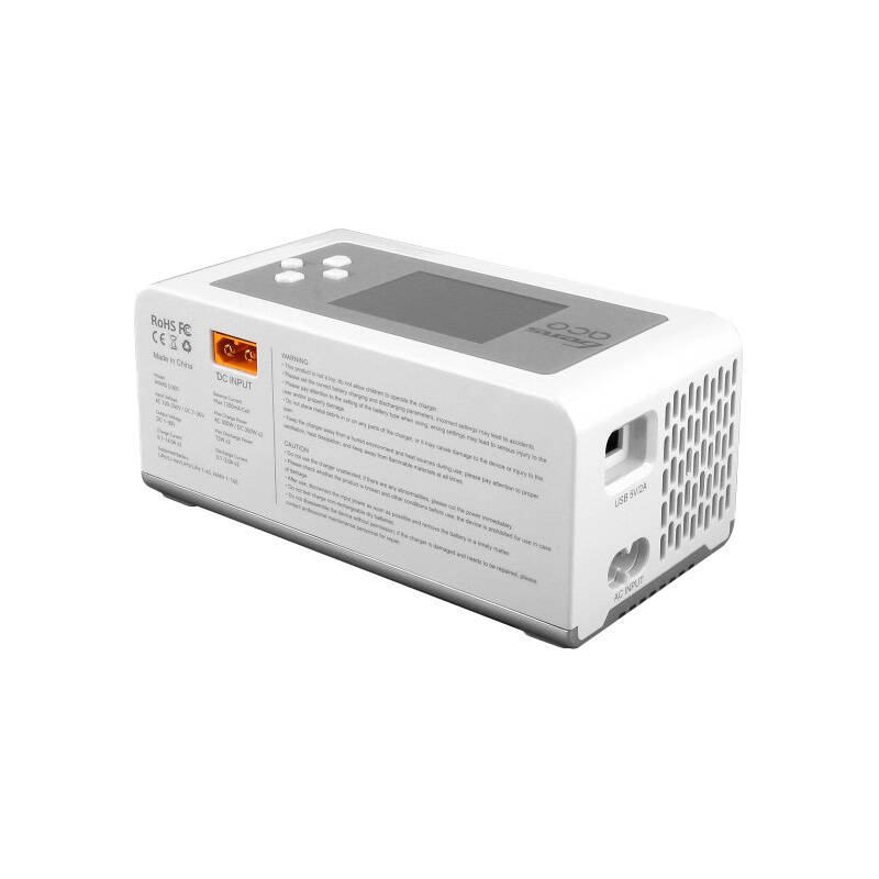 Karikues baterish RC Gens Ace Imars D300 G-Tech, AC/DC 300W 700W, 2 kanale, i bardhë