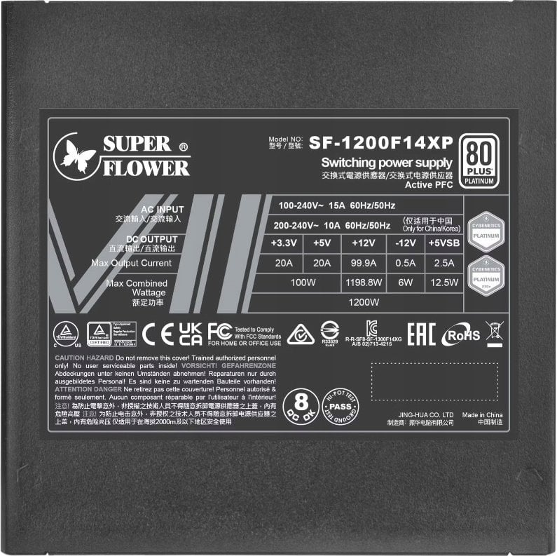 Burim energjie Super Flower Super Flower Leadex VII PRO ATX 3.0, 1200W