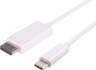 Kabllo USB C në DisplayPort MicroConnect USB3.1CDPB2W, 2 m, 4K 60Hz, e bardhë