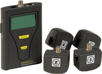 Tester kabllosh rrjeti Hobbes LANsmart Pro, LCD, për RJ45 RJ11 dhe koaksial