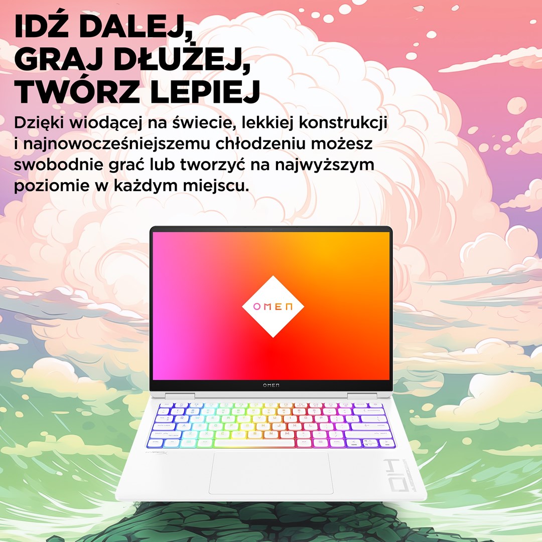 Laptop HP OMEN 14-fb0030nw, 14", Intel 185H, 32 GB RAM, 1 TB SSD, NVIDIA GeForce RTX 4070, i bardhë