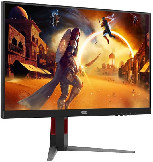 Monitor AOC G4 27G4HA, 27", Full HD, i zi e kuqe