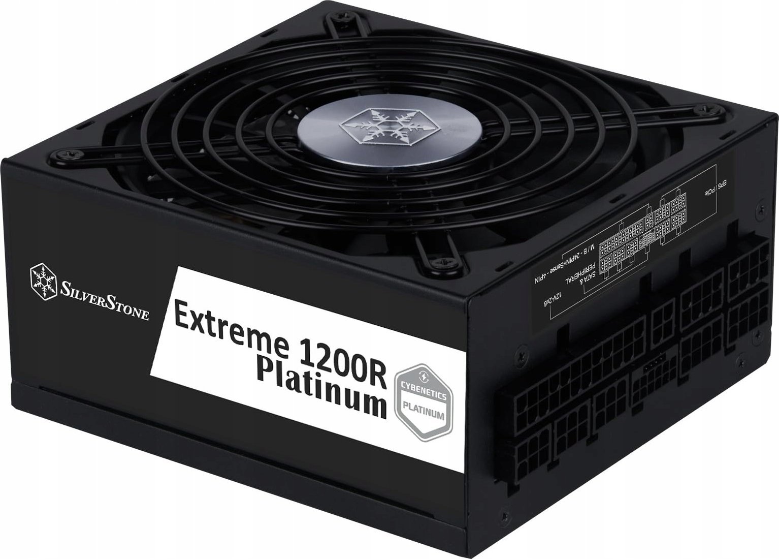 Напојување SilverStone Extreme SST-EX1200R-P, 1200W, Cybenetics Platinum, модуларно, црно