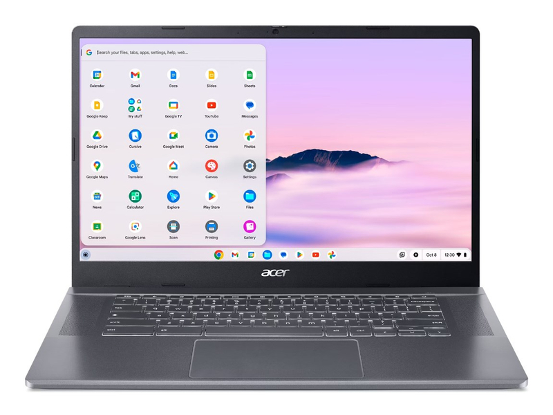 Laptop Acer Chromebook Plus 515 CB515-2H, 15.6" FHD, i5 1235U 8GB 512GB SSD, gri