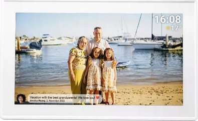 Kornizë dixhitale foto DENVER FRAMEO PFF-1515W, 15.6" Full HD, Wi‑Fi, e bardhë