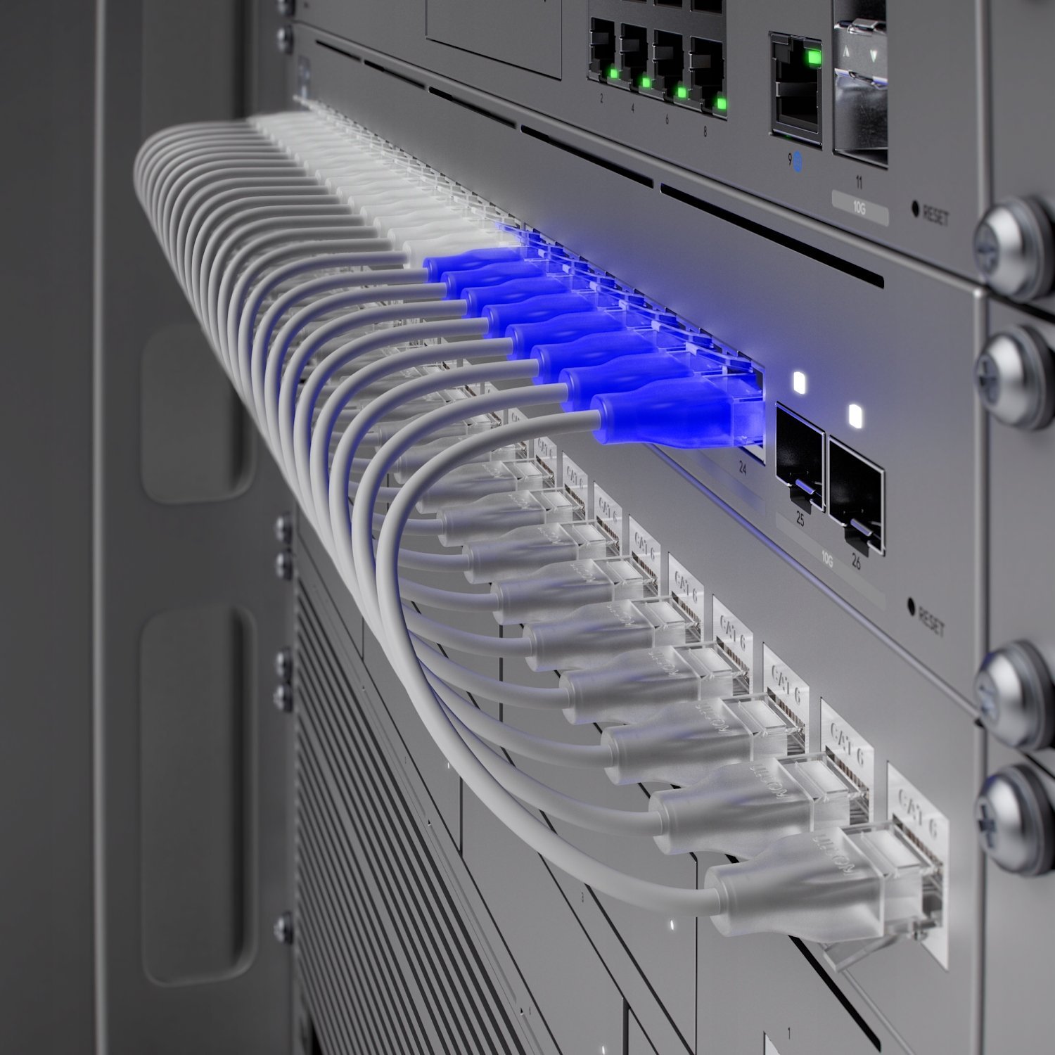 Kabllo rrjeti Ubiquiti UACC Cable Patch EL, 1m, nano e hollë, e bardhë