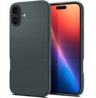 Mbështjellës telefoni Spigen Liquid Air për iPhone 17, rezistent ndaj goditjeve, Abyss Green