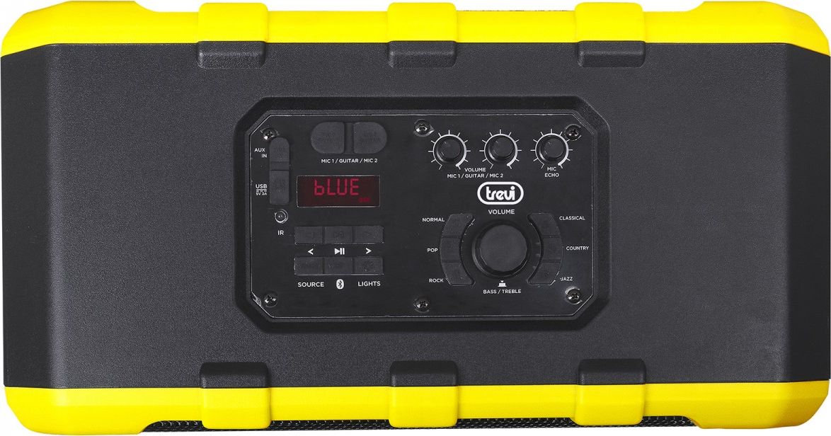 Kutubozë party Trevi XFest XF 1300 BEACH, 80W, Bluetooth, e verdhë