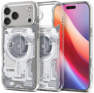 Mbulesë telefoni Spigen Ultra Hybrid Zero One, për iPhone 17 Pro, transparente, e bardhë
