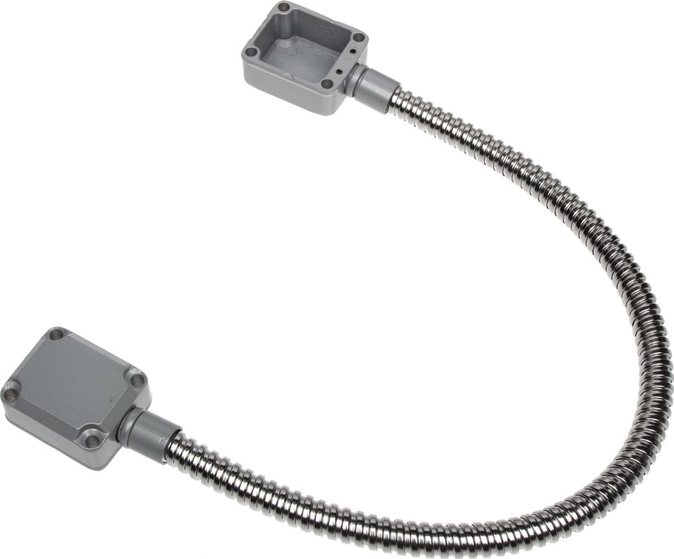 Mbështjellës metalik për kabllo KP-8X450, inox, 31cm, argjendi