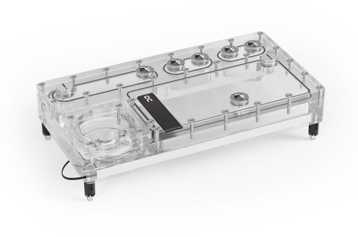 Pllakë shpërndarëse uji Alphacool Core Distro Plate 280 VPP D5 Left, për radiator 280mm, transparente
