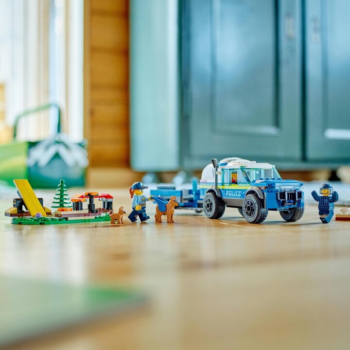 Set LEGO® City 60369 Mobile police dog training area, 197 pjesë