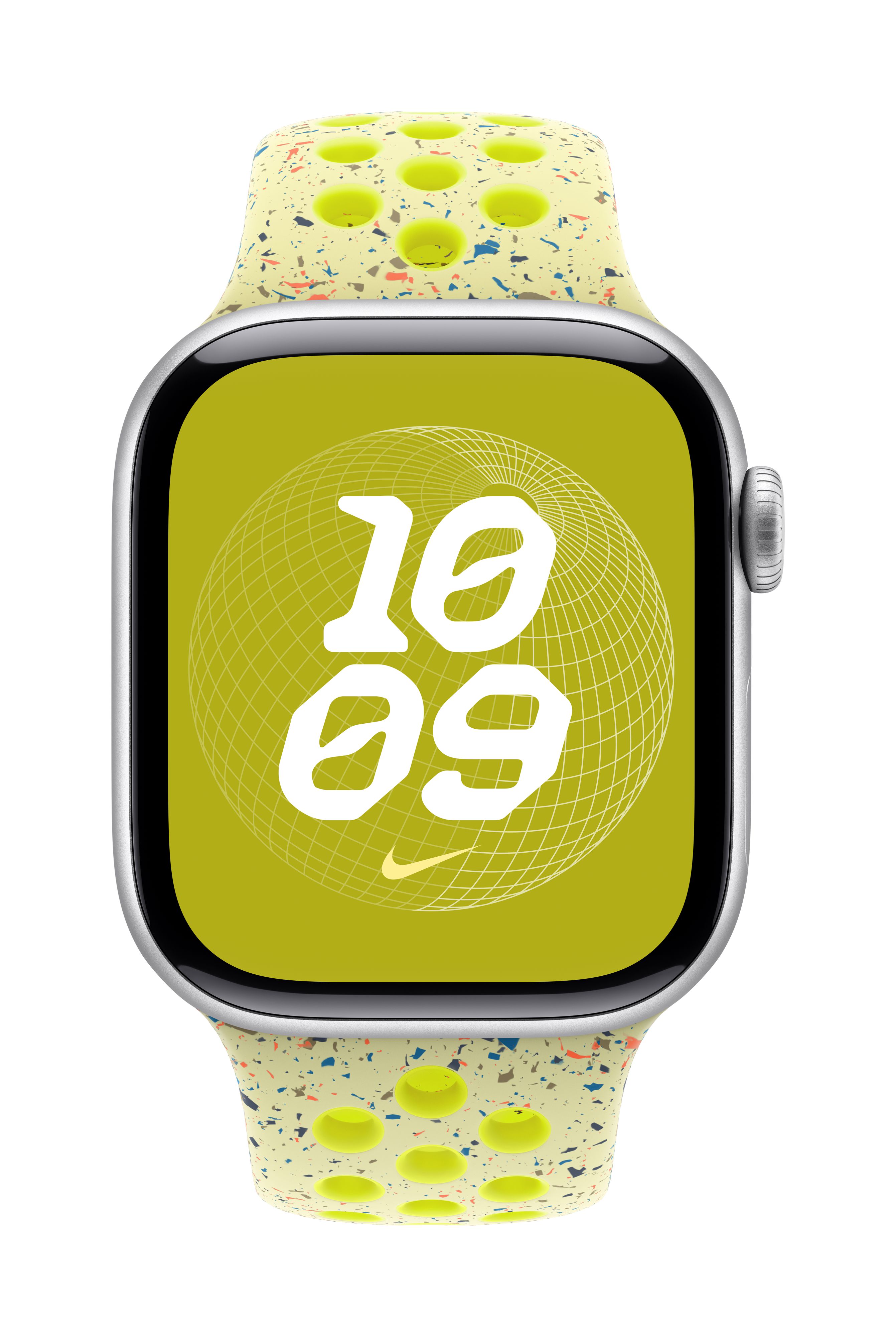 Apple Watch 42mm Nike Sport Band, Volt Splash Nike Sport Band, S/M