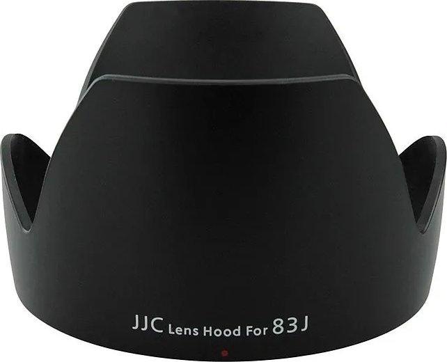Mbulesë objektivi JJC LH-83J për Canon EF-S 17-55mm f/2.8 IS USM, zëvendëson Canon EW-83J, e zezë