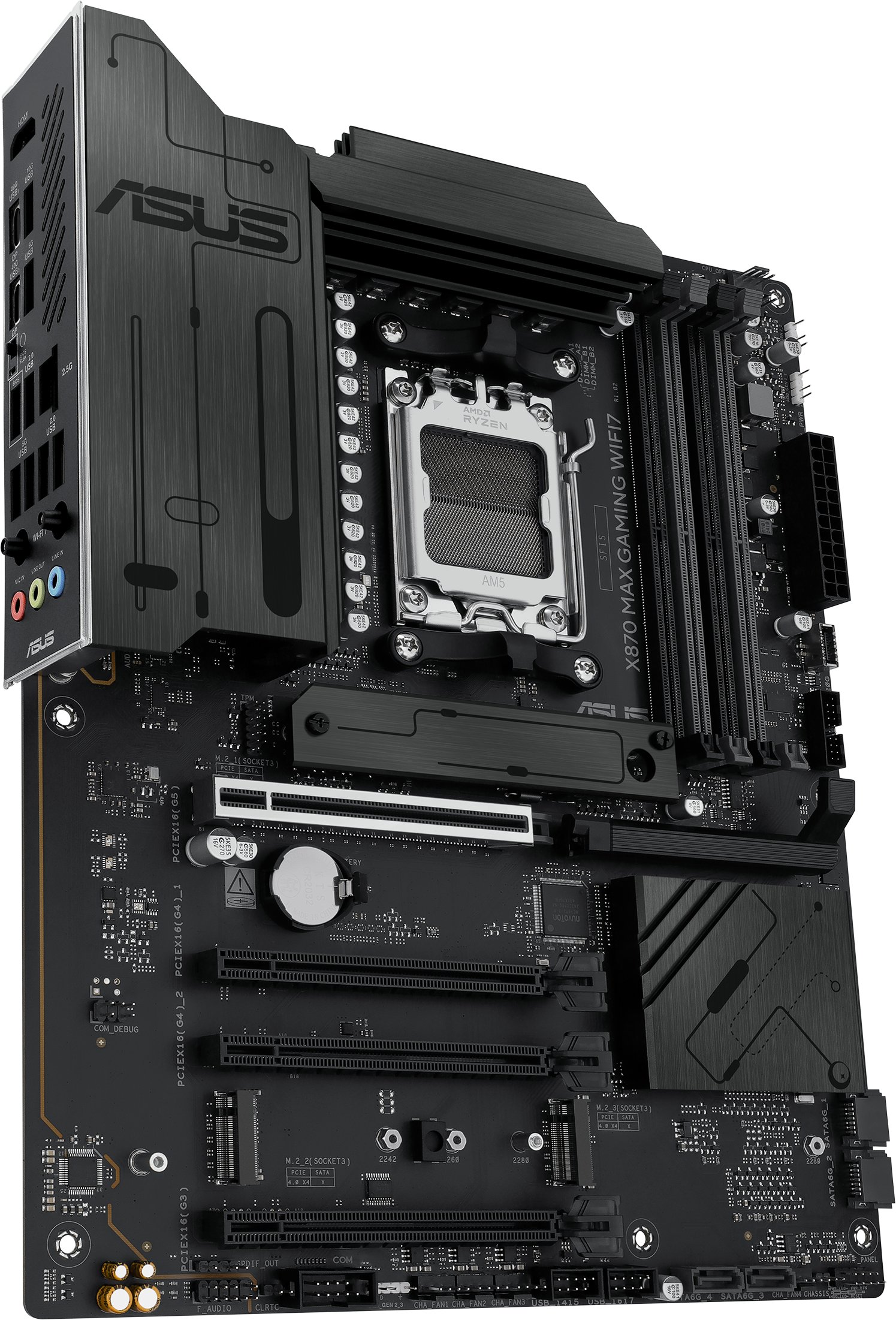 Pllakë amë ASUS X870 MAX Gaming WiFi 7, socket AM5, DDR5, ATX