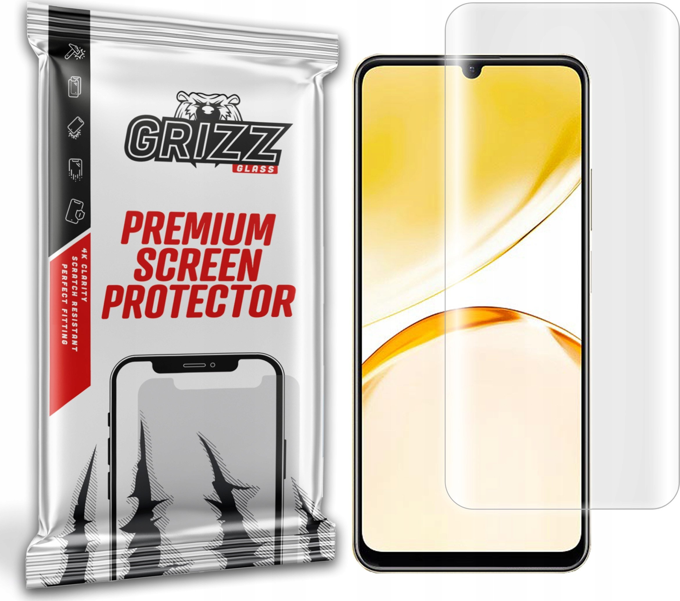 Folie mbrojtëse Hydrogel për Realme Narzo N53, mbrojtje ekrani, transparencë e lartë