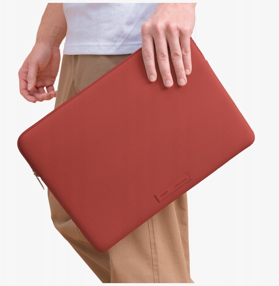 Mbrojtëse laptopi Uniq Cyprus Ridge Edition, 14", neopren i papërshkueshëm nga uji, e kuqe