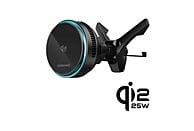 Безжичен полнач за автомобил CUBENEST Qi2.2 Auto SQ1C2, 25W, магнетен, црн