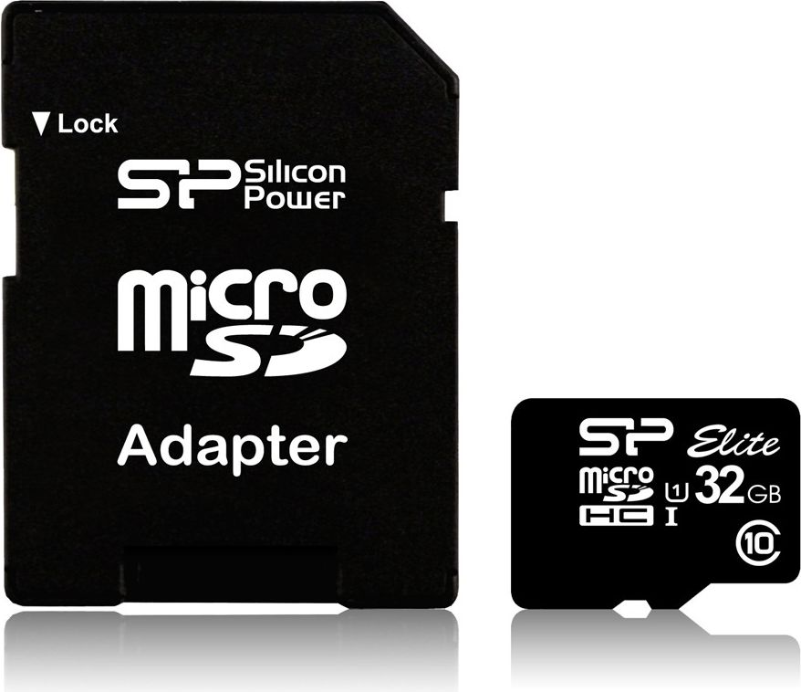 Memorie Silicon Power Elite MicroSDHC 32 GB Class 10 UHS-I (SP032GBSTHBU1V10-SP)
