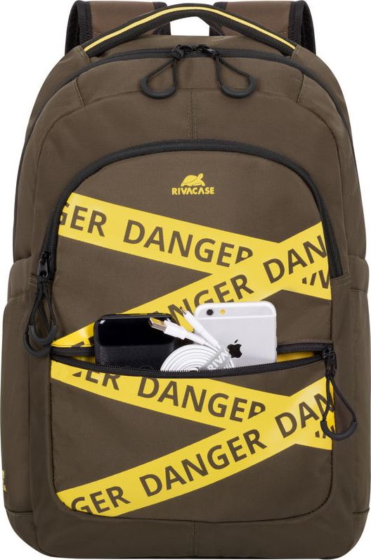 Çantë shpine RivaCase Erebus 5431, 15.6", hidrorepelente, ngjyrë kaki