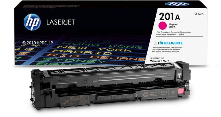 Toner HP 201A toner, i purpurt