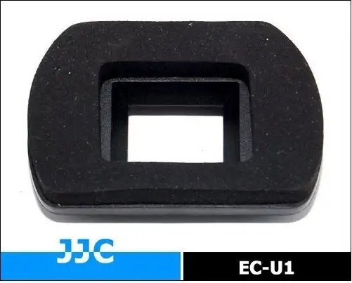 Okular gome JJC EC-U1 për Canon EOS, zëvendësues, i zi