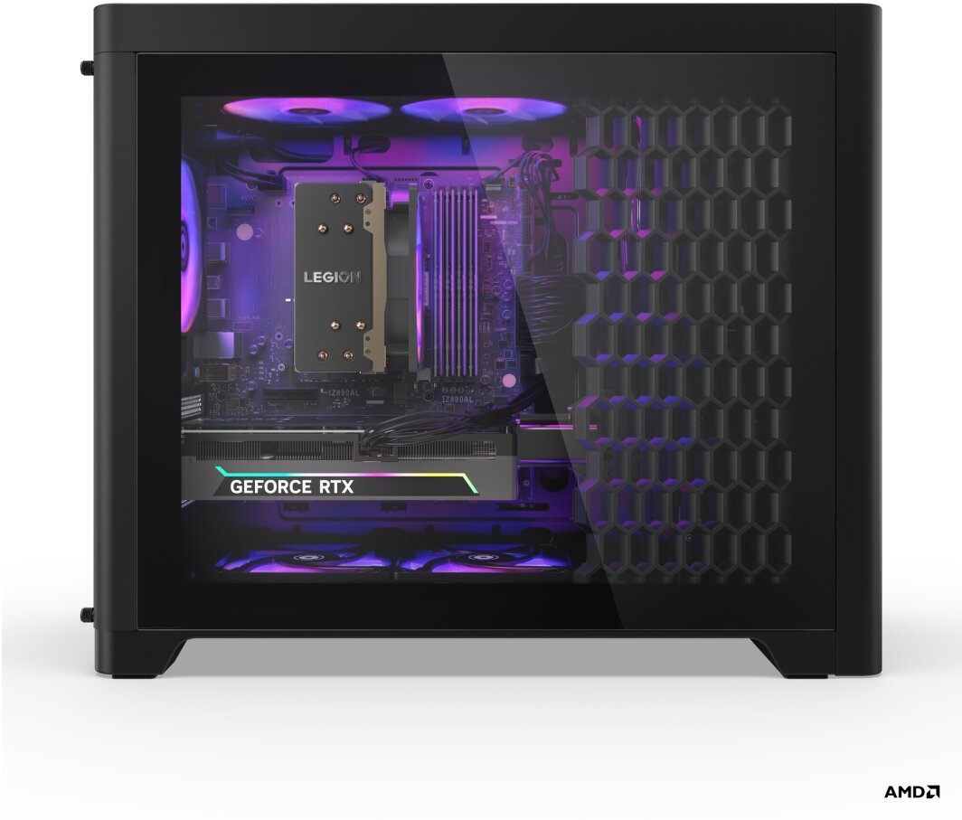 Kompjuter Lenovo Legion T5 30AGB10, AMD Ryzen 5 7600, 32GB RAM, 1TB M.2 PCIe, NVIDIA GeForce RTX 5060 Ti 8GB GDDR7, i zi