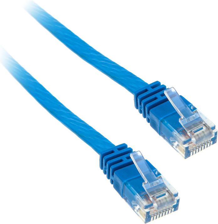 Kabllo rrjeti InLine 5m U/UTP - 1000 Mbit - Cat.6 - RJ45, e kaltër