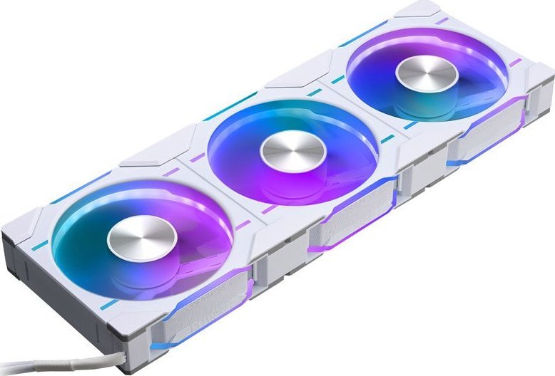 Ventilator PC Phanteks D30 120mm D RGB Reverse, set 3 copë, i bardhë