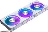 Вентилатор за компјутер Фантекс D30 120 мм D RGB риверс, сет 3 парчиња, бел