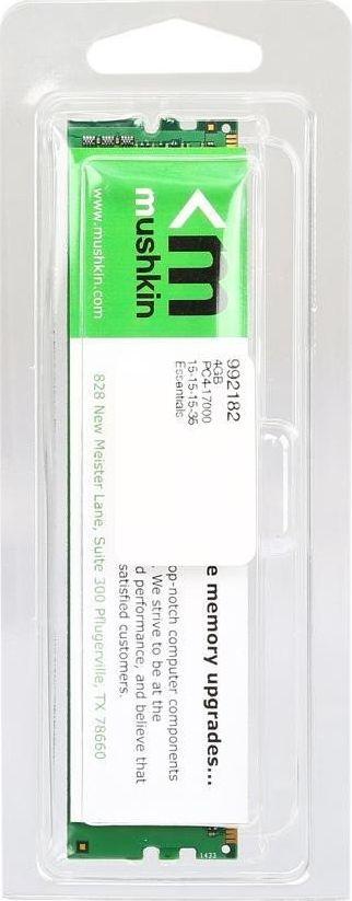 Memorie Mushkin Essentials, DDR4, 8 GB, 3200 MHz, CL22, MES4U320NF8G