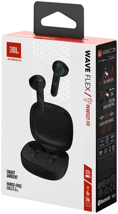 Dëgjuese JBL Wave Flex, të zeza