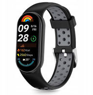 Рака Tech-Protect Iconband Air, за Xiaomi Smart Band 8 9 10 NFC, силикон, црно сива