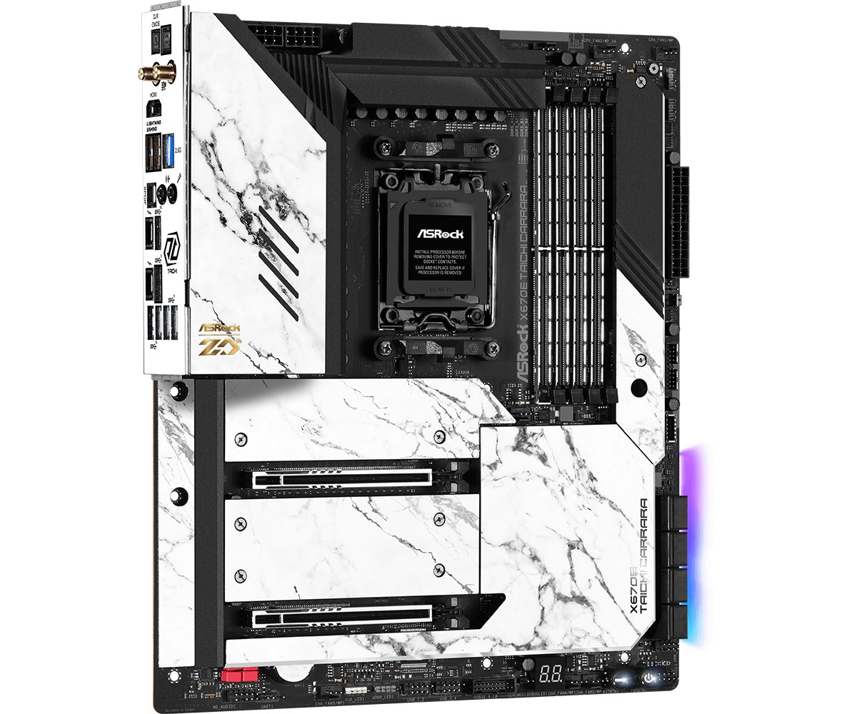 Pllakë amë Asrock X670E Taichi Carrara AMD X670 Socket AM5 Extended ATX