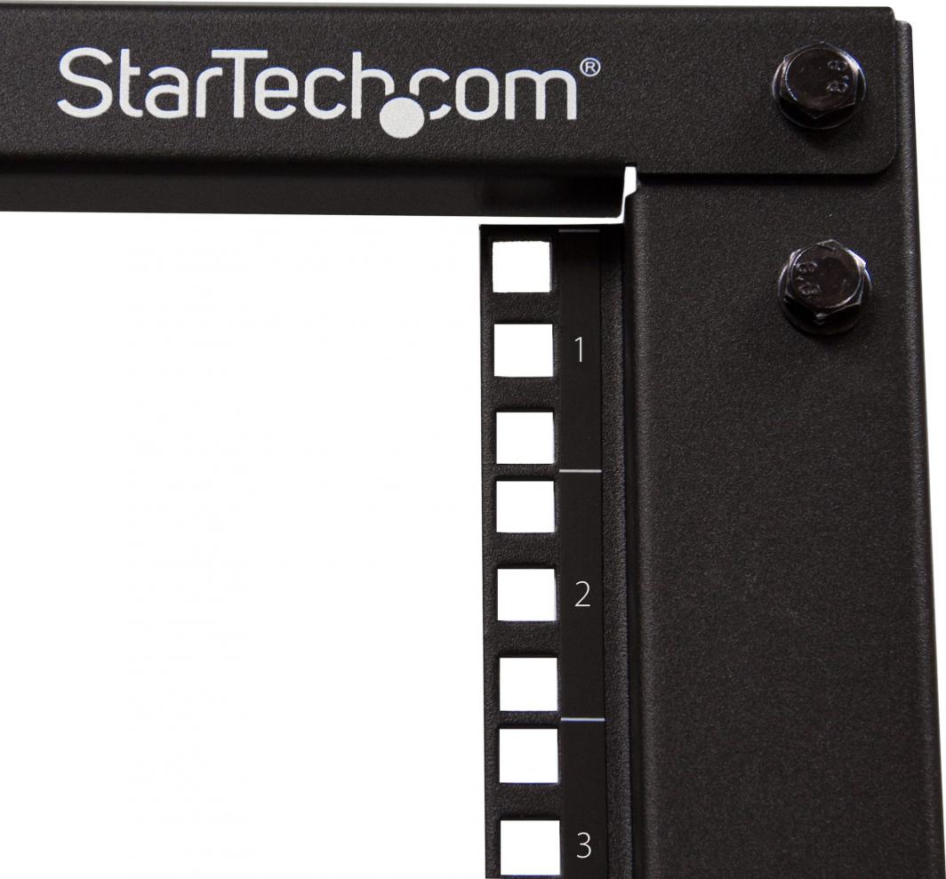 Raft serveri StarTech.com 4-Post 8U, 19", kornizë e hapur, me rrota