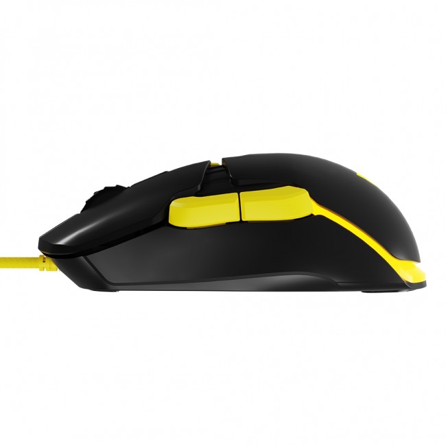 Maus gaming MODECOM Volcano Jager, optik, me kabllo, i zi